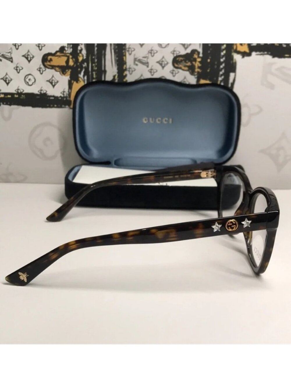 Luxury New Authentic Gucci GG0349O 006 Eyeglasses - Picture 12 of 14